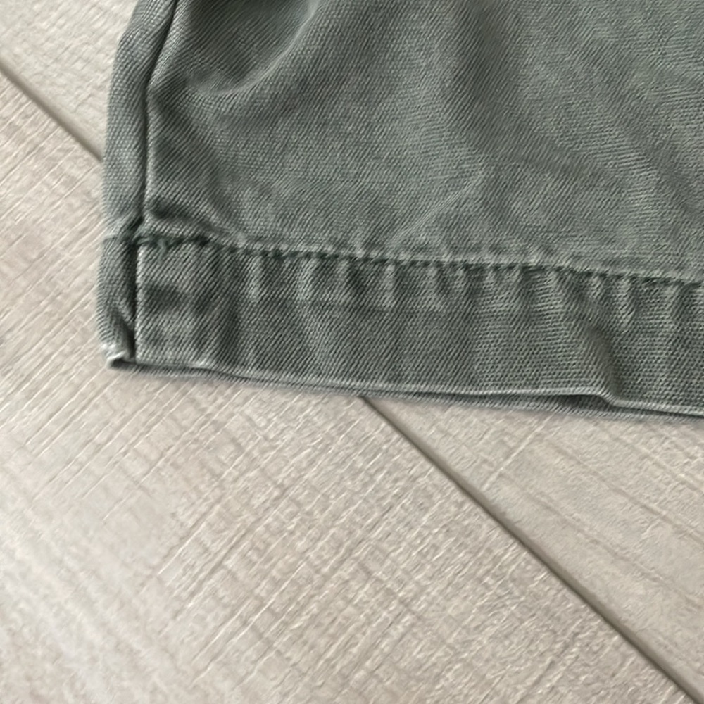 Free People Olive Straight Leg Pants - Picture 13 of 14